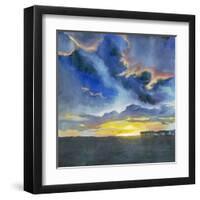 Vivid Sunset I-Grace Popp-Framed Art Print