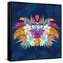Vivid Tropical Love-James Thew-Framed Stretched Canvas