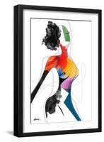 Vivid Woman - Invincible-Ishita Banerjee-Framed Art Print