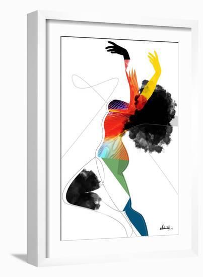 Vivid Woman - Liberated-Ishita Banerjee-Framed Art Print