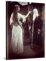 Vivien and Merlin, 1874-Julia Margaret Cameron-Stretched Canvas