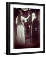 Vivien and Merlin, 1874-Julia Margaret Cameron-Framed Giclee Print