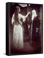 Vivien and Merlin, 1874-Julia Margaret Cameron-Framed Stretched Canvas