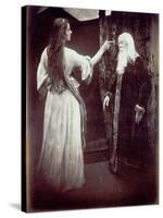 Vivien and Merlin, 1874-Julia Margaret Cameron-Stretched Canvas