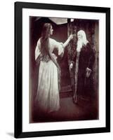 Vivien and Merlin, 1874-Julia Margaret Cameron-Framed Giclee Print