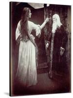Vivien and Merlin, 1874-Julia Margaret Cameron-Stretched Canvas