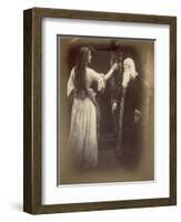 Vivien and Merlin-Julia Margaret Cameron-Framed Giclee Print