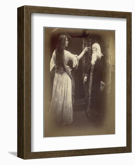 Vivien and Merlin-Julia Margaret Cameron-Framed Giclee Print