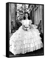 Vivien Leigh, Gone with the Wind, directed by Victor Fleming, 1939 (b/w photo)-null-Framed Stretched Canvas