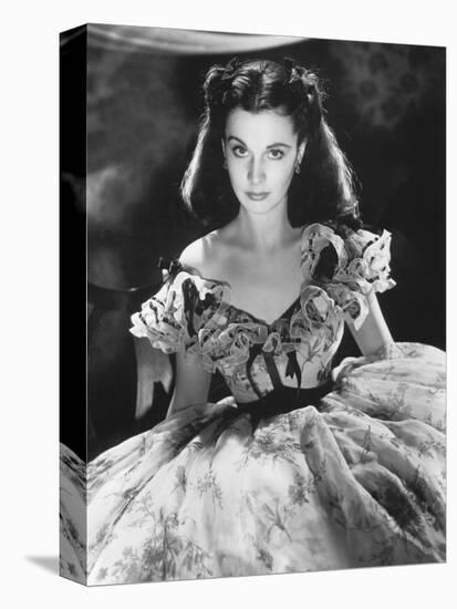 Vivien Leigh, Gone with the Wind, directed by Victor Fleming, 1939 (b/w photo)-null-Stretched Canvas