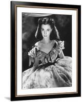 Vivien Leigh, Gone with the Wind, directed by Victor Fleming, 1939 (b/w photo)-null-Framed Photo