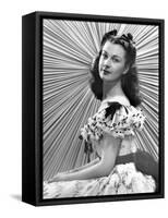 Vivien Leigh, Gone with the Wind, directed by Victor Fleming, 1939 (b/w photo)-null-Framed Stretched Canvas