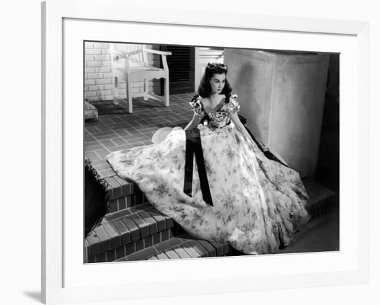 Vivien Leigh, Gone with the Wind, directed by Victor Fleming, 1939 (b/w photo)-null-Framed Photo