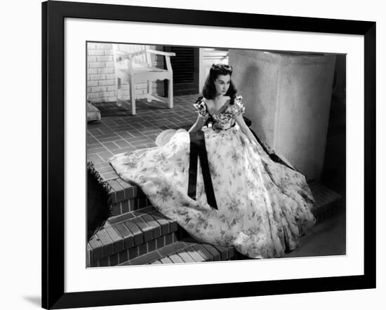 Vivien Leigh, Gone with the Wind, directed by Victor Fleming, 1939 (b/w photo)-null-Framed Photo