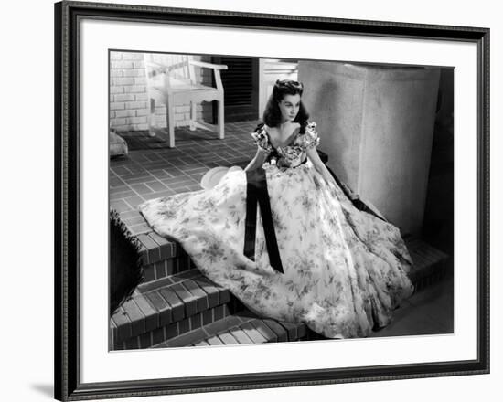 Vivien Leigh, Gone with the Wind, directed by Victor Fleming, 1939 (b/w photo)-null-Framed Photo