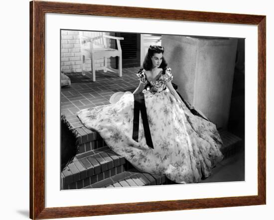 Vivien Leigh, Gone with the Wind, directed by Victor Fleming, 1939 (b/w photo)-null-Framed Photo