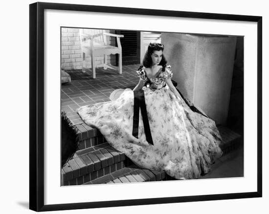 Vivien Leigh, Gone with the Wind, directed by Victor Fleming, 1939 (b/w photo)-null-Framed Photo