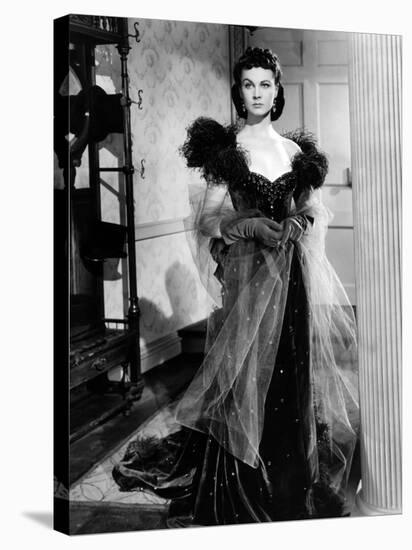 Vivien Leigh, Gone with the Wind, directed by Victor Fleming, 1939 (b/w photo)-null-Stretched Canvas