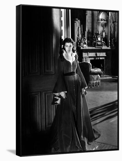 Vivien Leigh, Gone with the Wind, directed by Victor Fleming, 1939 (b/w photo)-null-Framed Stretched Canvas