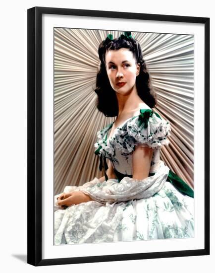 Vivien Leigh, Gone with the Wind, directed by Victor Fleming, 1939 (photo)-null-Framed Photo