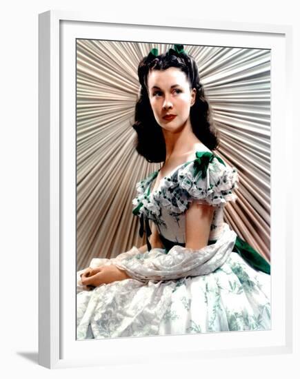 Vivien Leigh, Gone with the Wind, directed by Victor Fleming, 1939 (photo)-null-Framed Photo