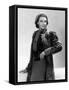 Vivien Leigh in a Gray Lamb Coat, 1937-null-Framed Stretched Canvas