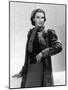 Vivien Leigh in a Gray Lamb Coat, 1937-null-Mounted Photo