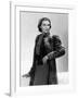 Vivien Leigh in a Gray Lamb Coat, 1937-null-Framed Photo