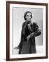 Vivien Leigh in a Gray Lamb Coat, 1937-null-Framed Photo