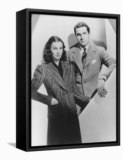 Vivien Leigh, Laurence Olivier-null-Framed Stretched Canvas