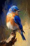 Easter Bluebird I-Vivienne Dupont-Art Print