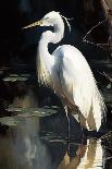 White Heron-Vivienne Dupont-Art Print