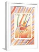 Vivre L'energie-Jean-Michel Folon-Framed Art Print