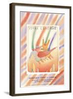 Vivre L'energie-Jean-Michel Folon-Framed Art Print