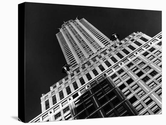 Viwe of the Chrysler Building Which Housed Time Offices from 1932-1938-Margaret Bourke-White-Stretched Canvas