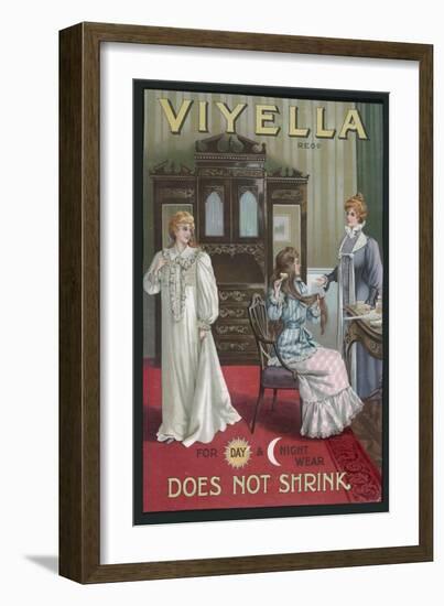 Viyella Nightwear 1890s-null-Framed Art Print