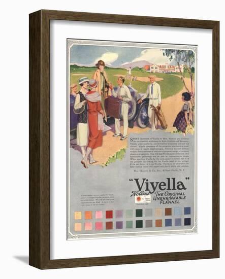 Viyella, Womens Fabrics, UK, 1920-null-Framed Giclee Print