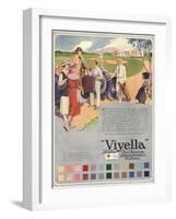 Viyella, Womens Fabrics, UK, 1920-null-Framed Giclee Print