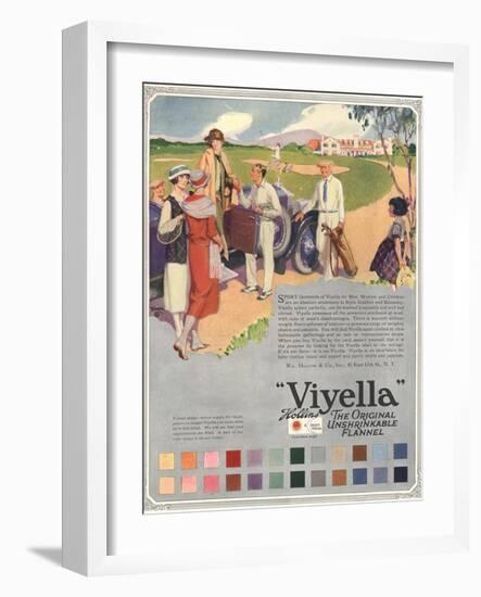 Viyella, Womens Fabrics, UK, 1920-null-Framed Giclee Print