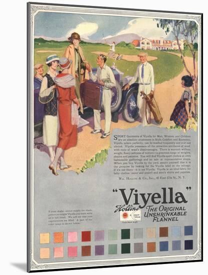Viyella, Womens Fabrics, UK, 1920-null-Mounted Giclee Print