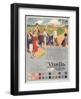 Viyella, Womens Fabrics, UK, 1920-null-Framed Premium Giclee Print