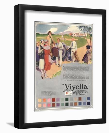 Viyella, Womens Fabrics, UK, 1920-null-Framed Premium Giclee Print