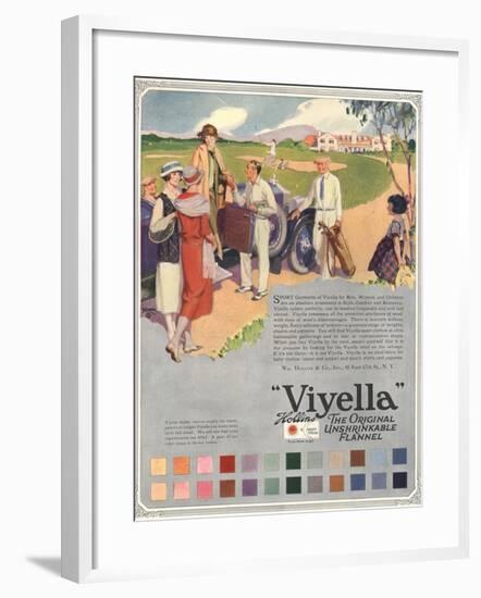 Viyella, Womens Fabrics, UK, 1920-null-Framed Giclee Print