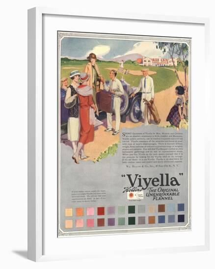 Viyella, Womens Fabrics, UK, 1920-null-Framed Giclee Print