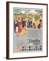 Viyella, Womens Fabrics, UK, 1920-null-Framed Giclee Print