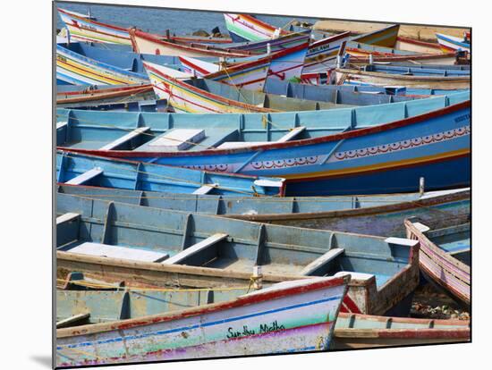 Vizhinjam, Fishing Harbour Near Kovalam, Kerala, India, Asia-Tuul-Mounted Photographic Print