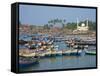 Vizhinjam, Fishing Harbour Near Kovalam, Kerala, India, Asia-Tuul-Framed Stretched Canvas