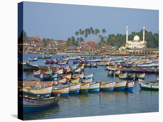 Vizhinjam, Fishing Harbour Near Kovalam, Kerala, India, Asia-Tuul-Stretched Canvas