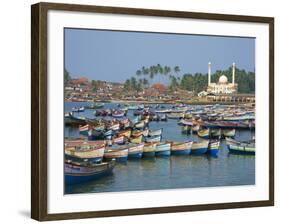 Vizhinjam, Fishing Harbour Near Kovalam, Kerala, India, Asia-Tuul-Framed Photographic Print