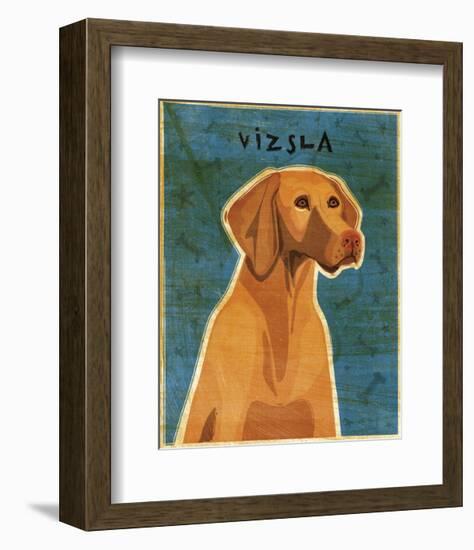 Vizsla-John W^ Golden-Framed Art Print
